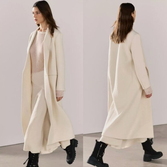 Zara oversize wool blend coat - Picture 3 of 3